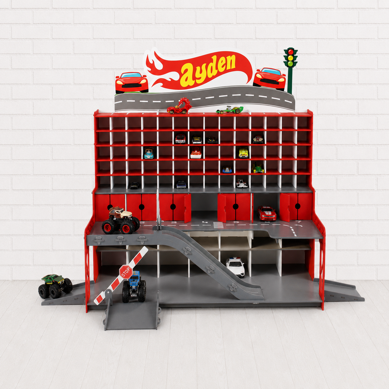 Toy Car Display Garage for Hot Wheels