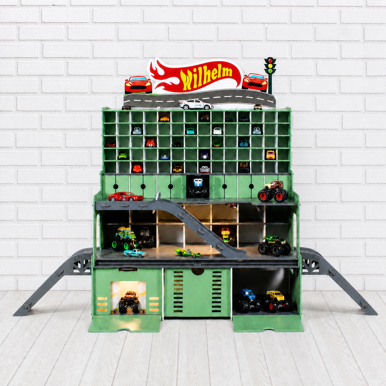 Toy Car Garage Display for Diecast Collection