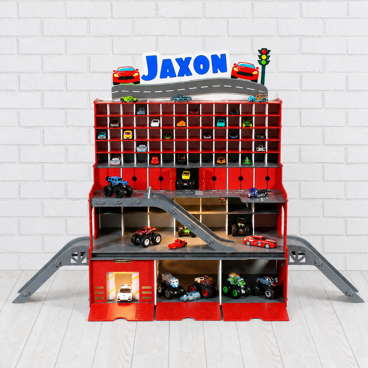 Garage für Hot Wheels & Matchbox – Geburtstagsgeschenk für Kinder