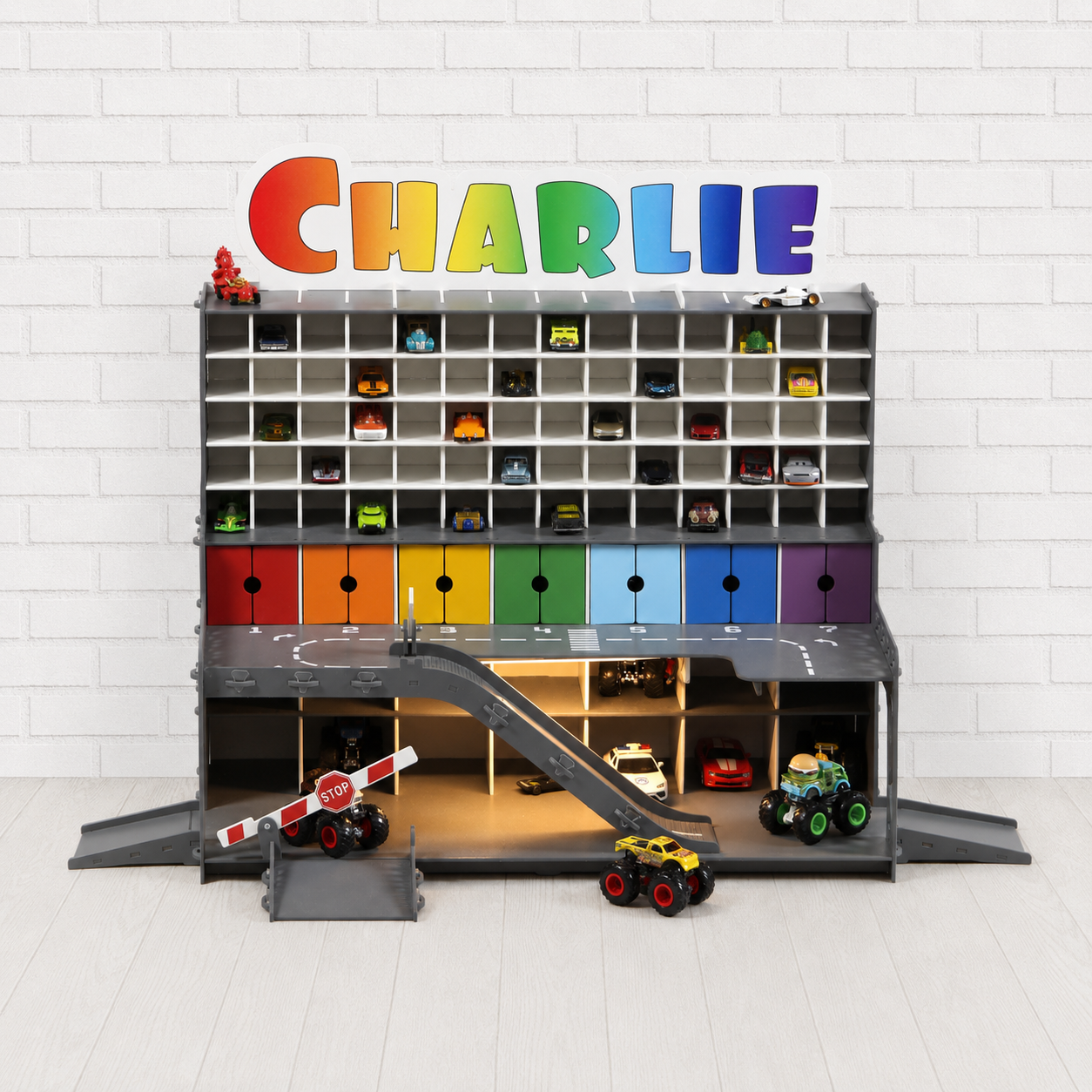 Toy Car Organizers 91 Slots for 1:64 Cars